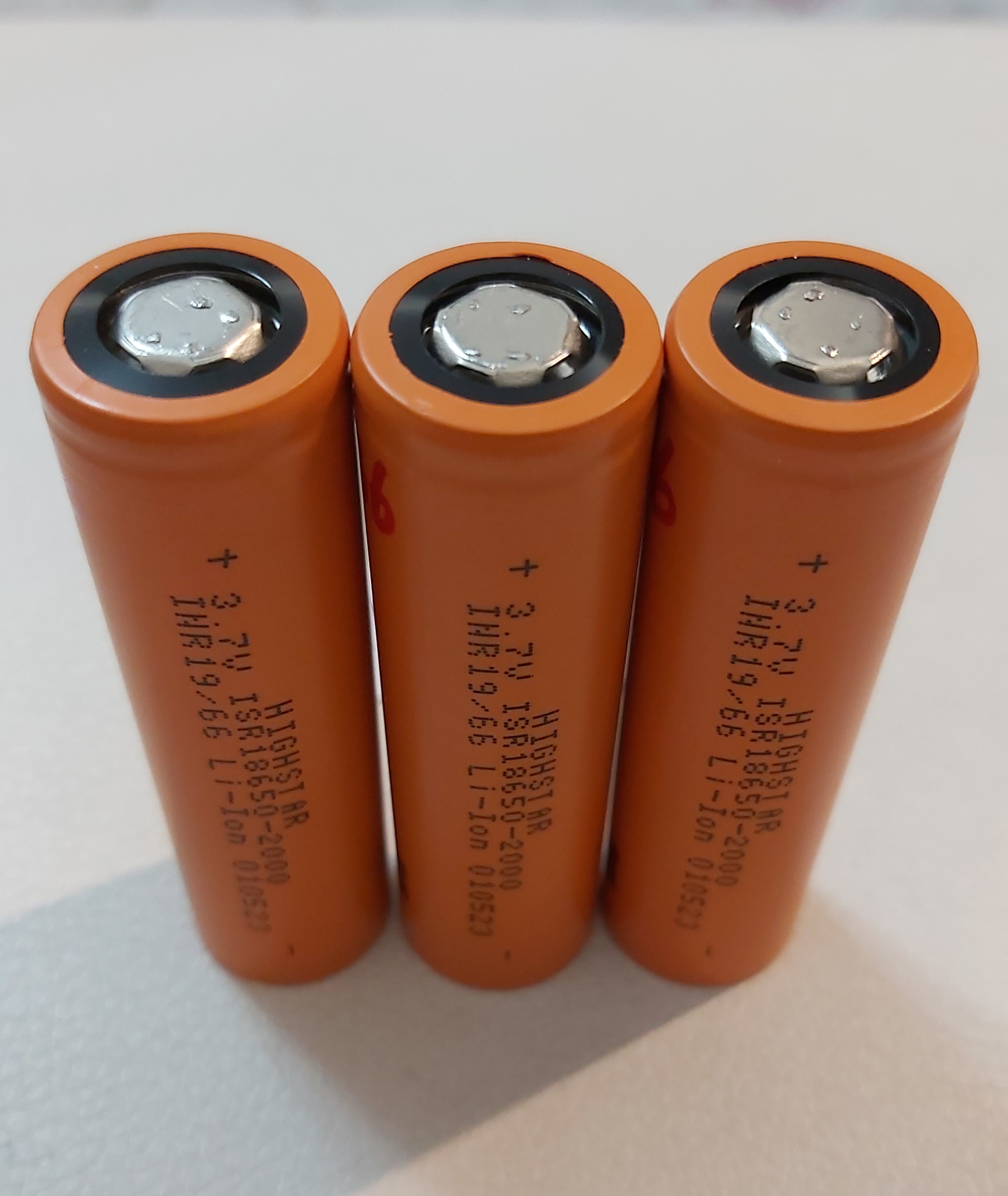 80 Adet 18650 Li-ion Şarjlı Pil