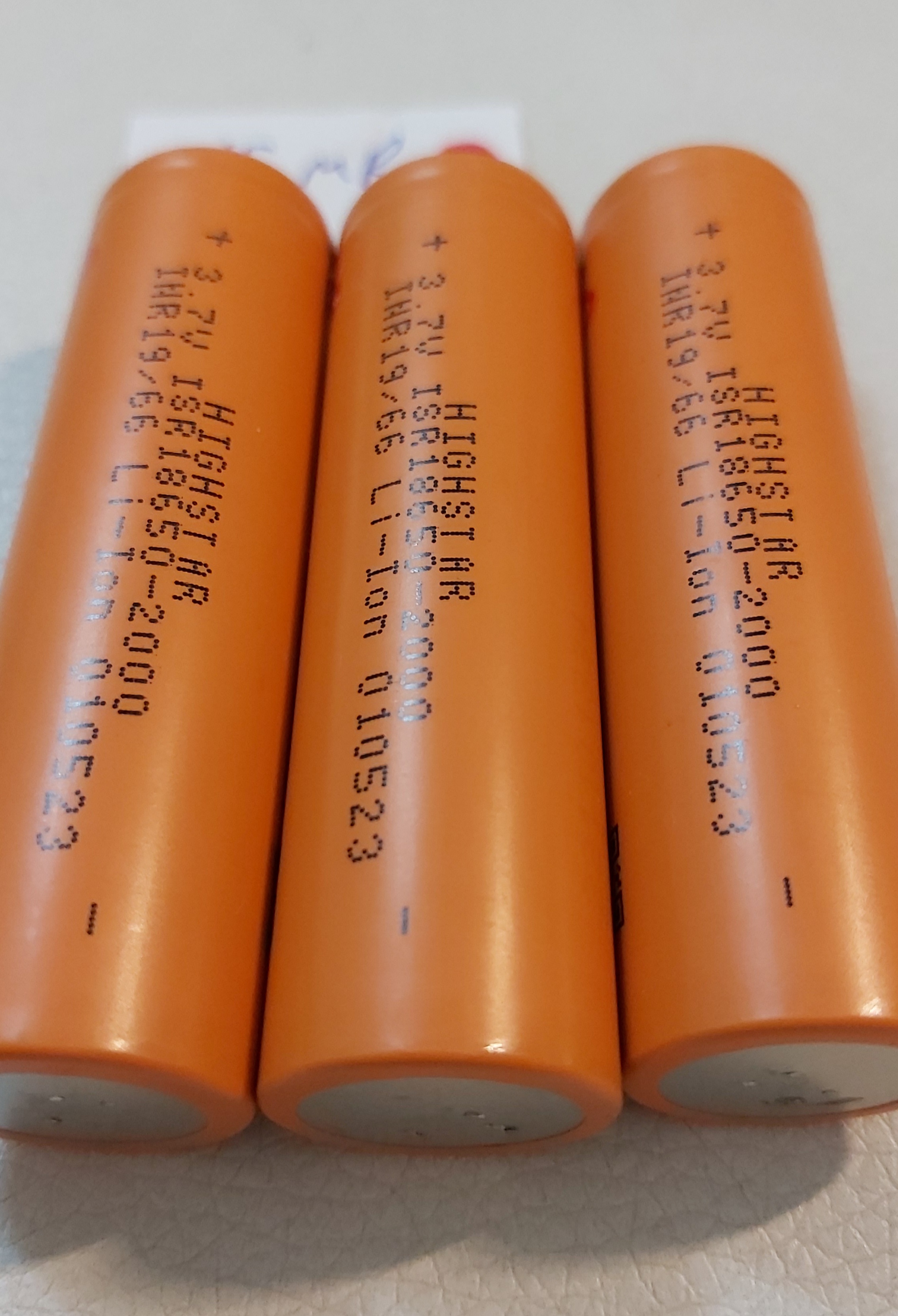 80 Adet 18650 Li-ion Şarjlı Pil